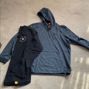 Under Armour Hoodie and Long Sleeve size Large